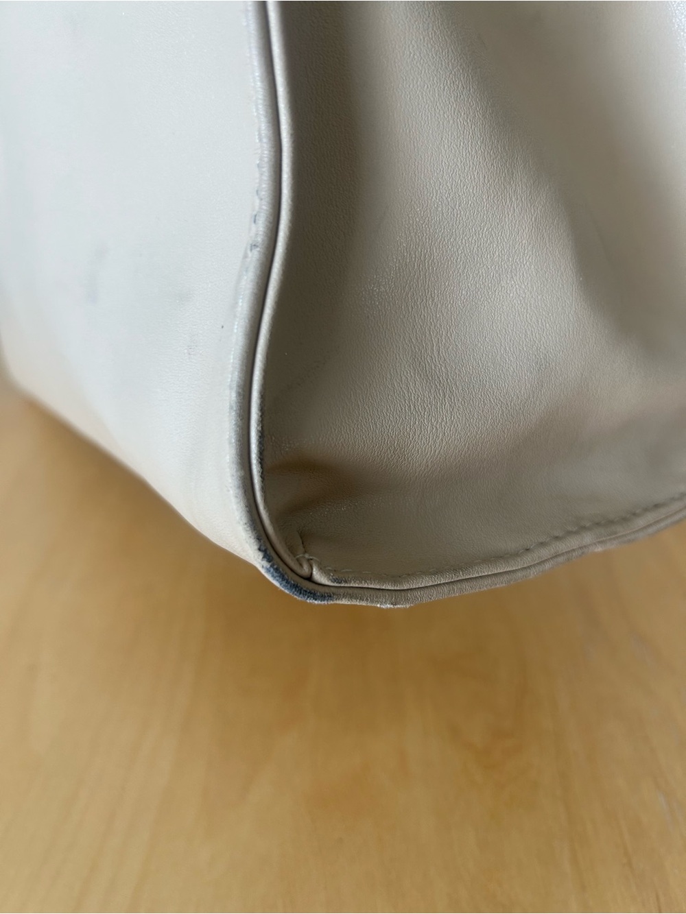 Telfar Medium Shopping Bag in Cream - Picture 7 of 10